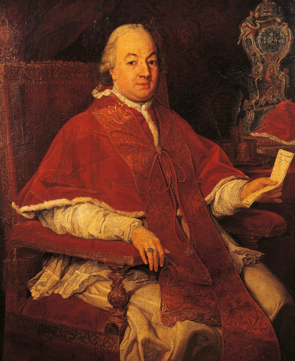 Paavi Pius VI:n muotokuva (Giannangelo Braschi, Cesena tekijältä Pompeo Girolamo Batoni