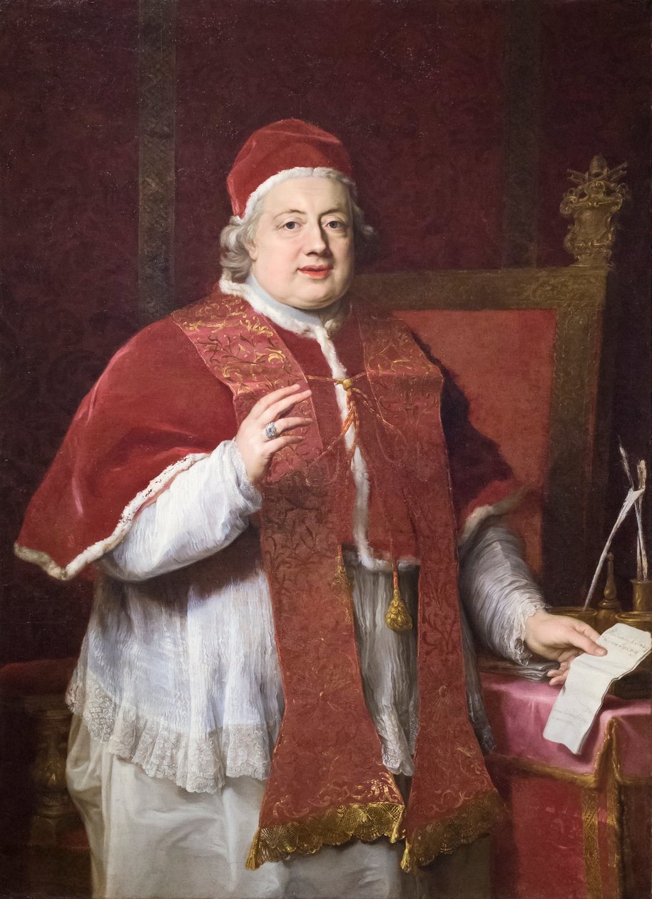 Paavi Klemens XIII:n muotokuva tekijältä Pompeo Girolamo Batoni