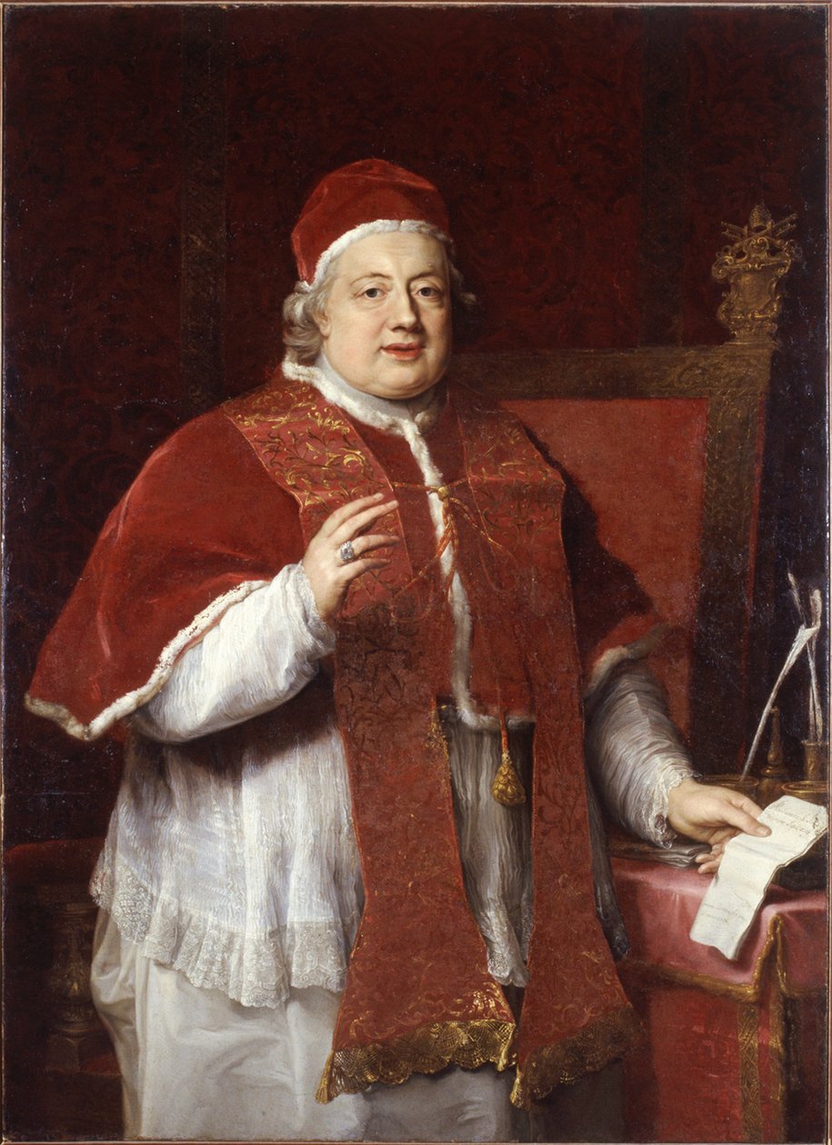 Paavi Klemens XIII:n muotokuva 1693-1769, 1760. tekijältä Pompeo Girolamo Batoni