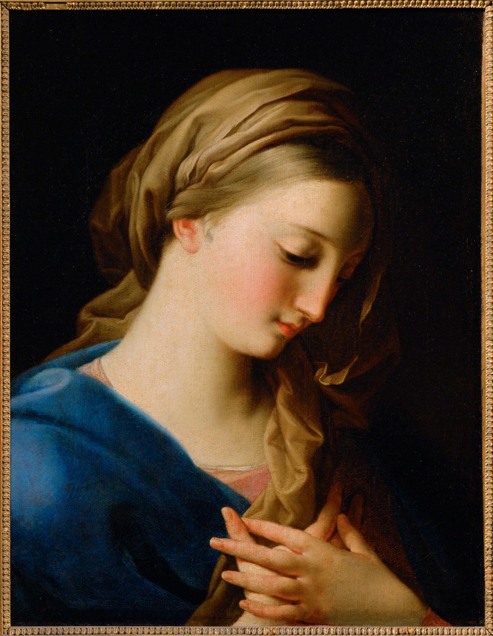 Neitsyt Marian ilmestys (maalaus kankaalle) tekijältä Pompeo Girolamo Batoni