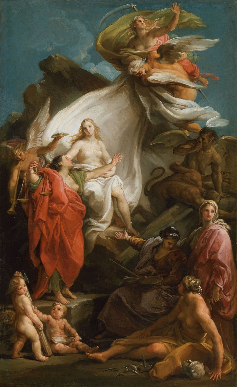 Aika paljastaa totuuden tekijältä Pompeo Girolamo Batoni