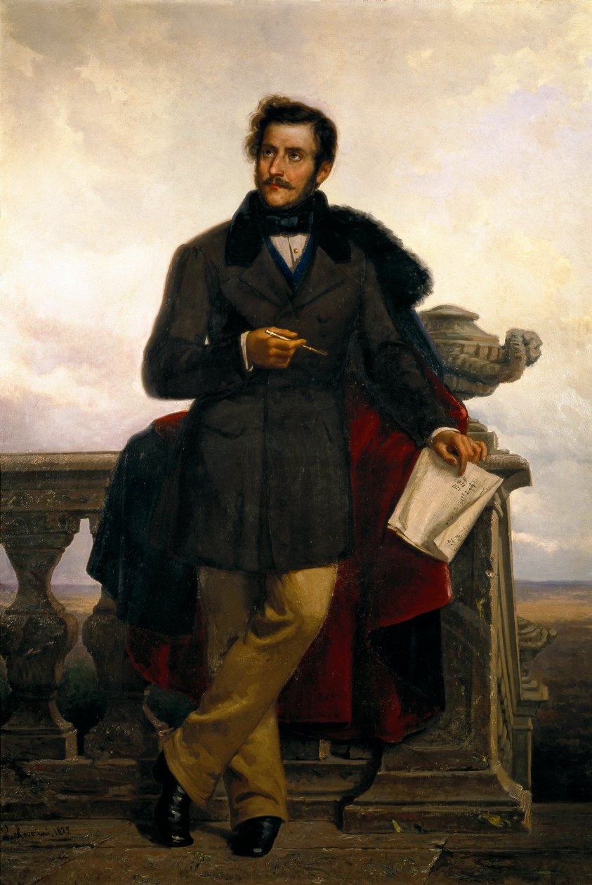 Gaetano Donizettin muotokuva tekijältä Ponziano Loverini