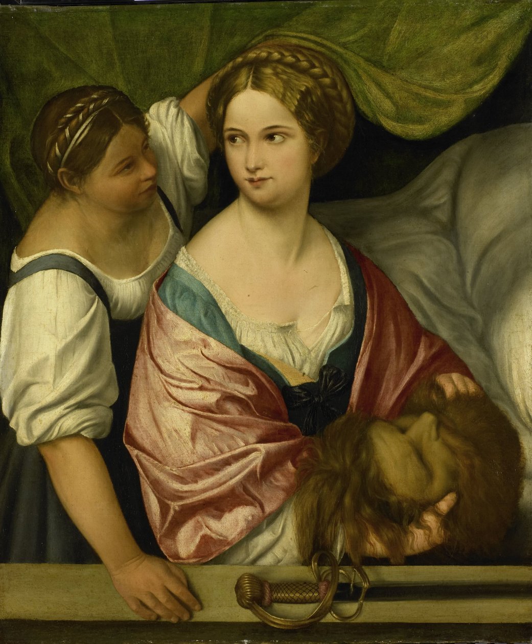Judith Holofernesin pään kanssa tekijältä Pordenone (circle of)