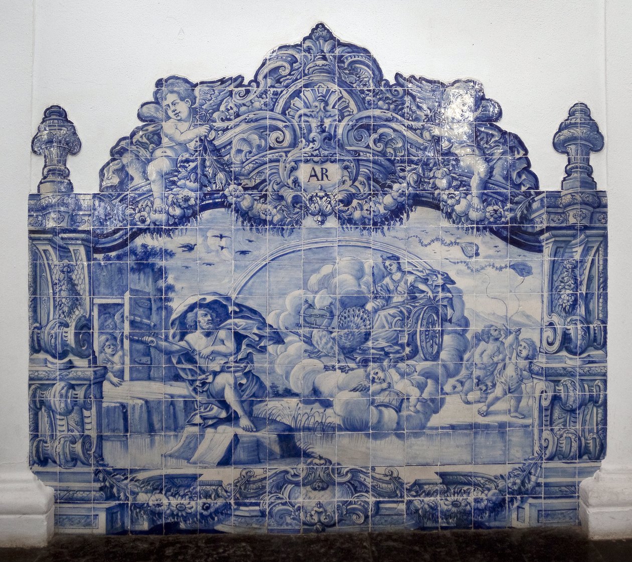 Ilman allegoria - Azulejot, maalatut keramiikka tekijältä Portuguese School