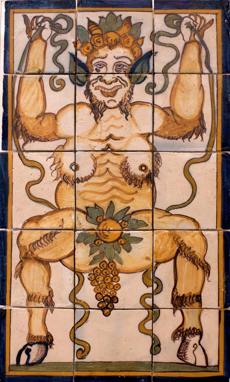 Bacchus - Laattalevy Bacchus, portugalilainen tehdas tekijältä Portuguese School