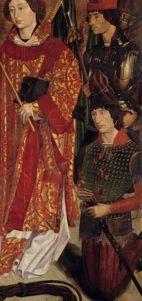 Saint Vincent, Lissabonin suojelija ja Henri Navigator (1394-1460), navigaattoreiden koulun perustaja Detail. 1500-luvun portugalilaisen koulun maalaus. Kansallinen muinaisen taiteen museo, Lissabon. Lissabonin muinaisten taiteiden museo tekijältä Portuguese School