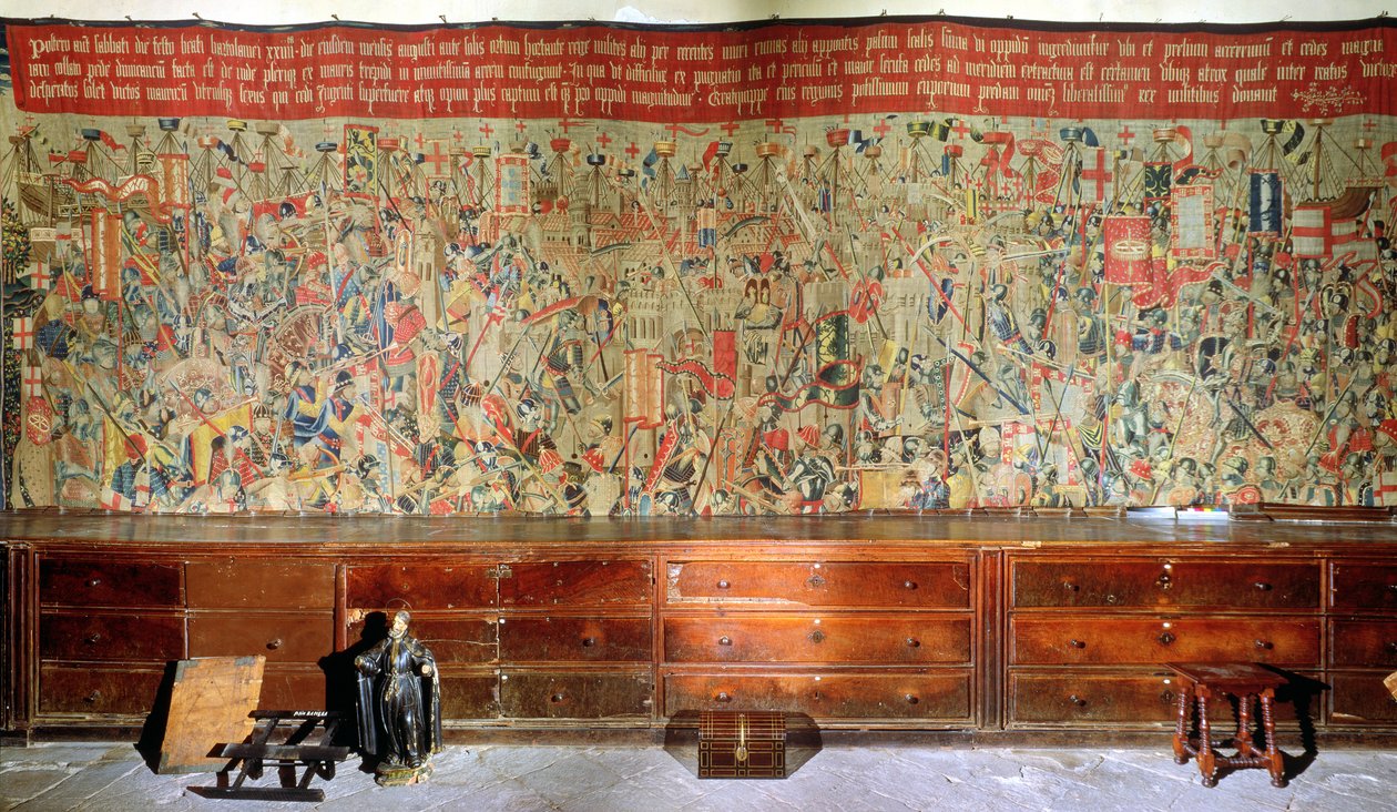 Arzilan valloitus vuonna 1471 (katso 177367-70) tekijältä Portuguese School