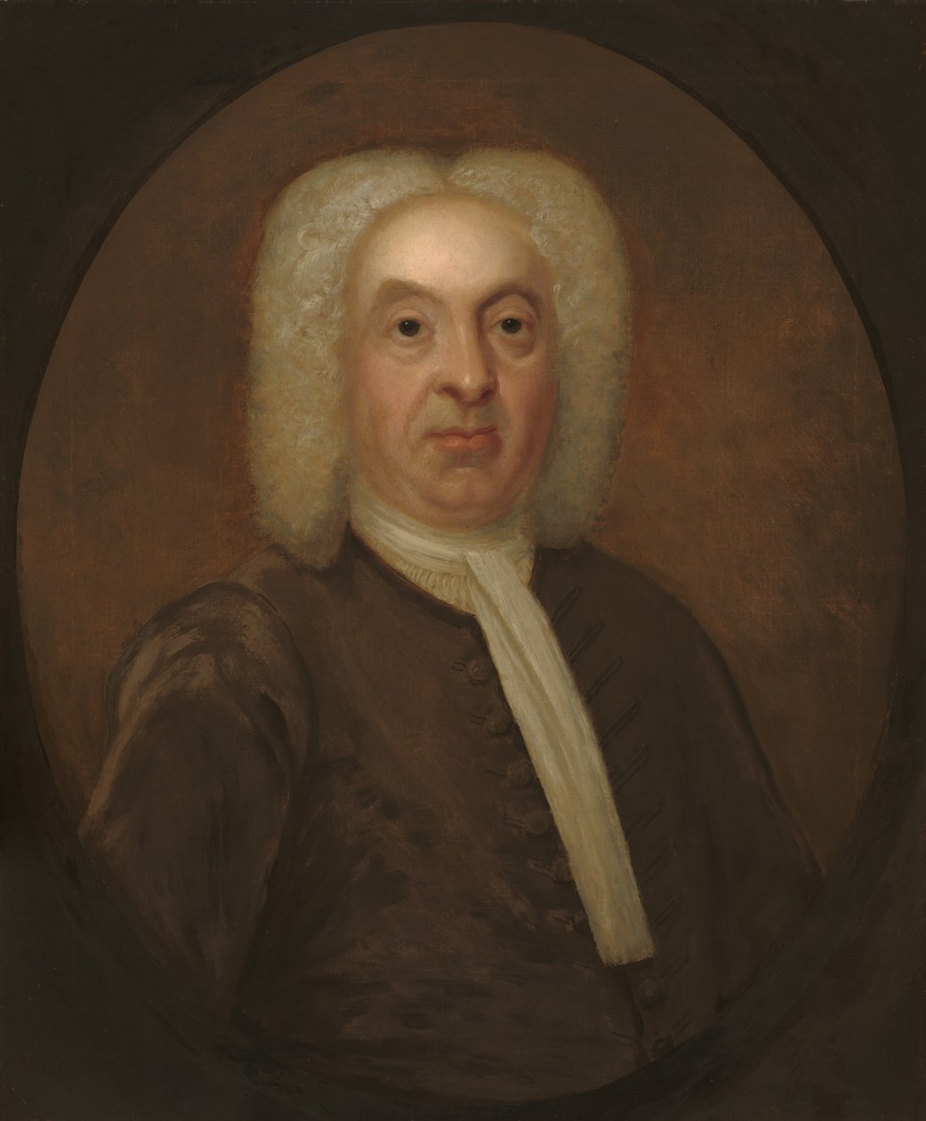 Gentlemanin muotokuva tekijältä Possibly British 18th Century