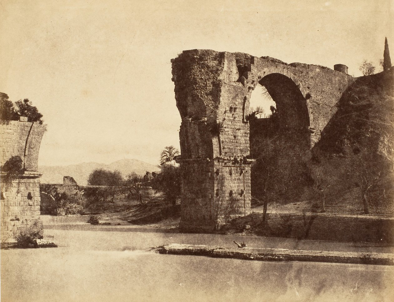 Augustuksen silta Nanissa, 1853-56. tekijältä Possibly by Jane Martha St. John.