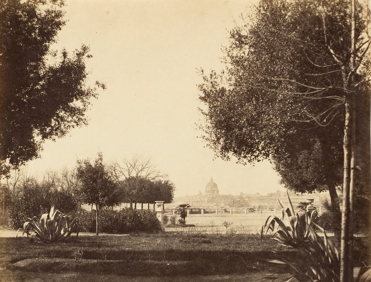 St. Peters Pincian Hilliltä, 1853-56. tekijältä Possibly by Jane Martha St. John.