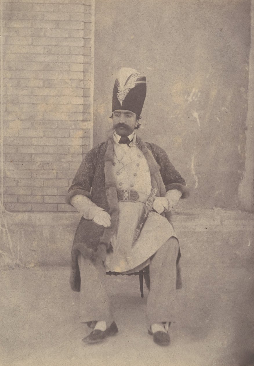 Nasiruddin Shah, ka. 1855-58. tekijältä Possibly by Luigi Pesce.