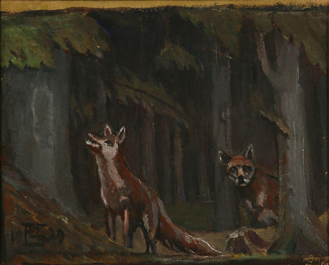 Kettuja metsässä tekijältä Poul Simon Christiansen