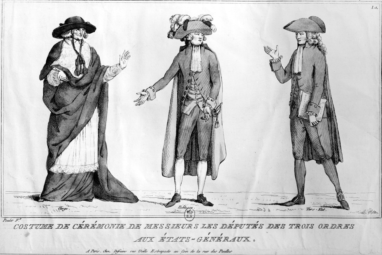 Trois Ordres aux Etats-Generaux