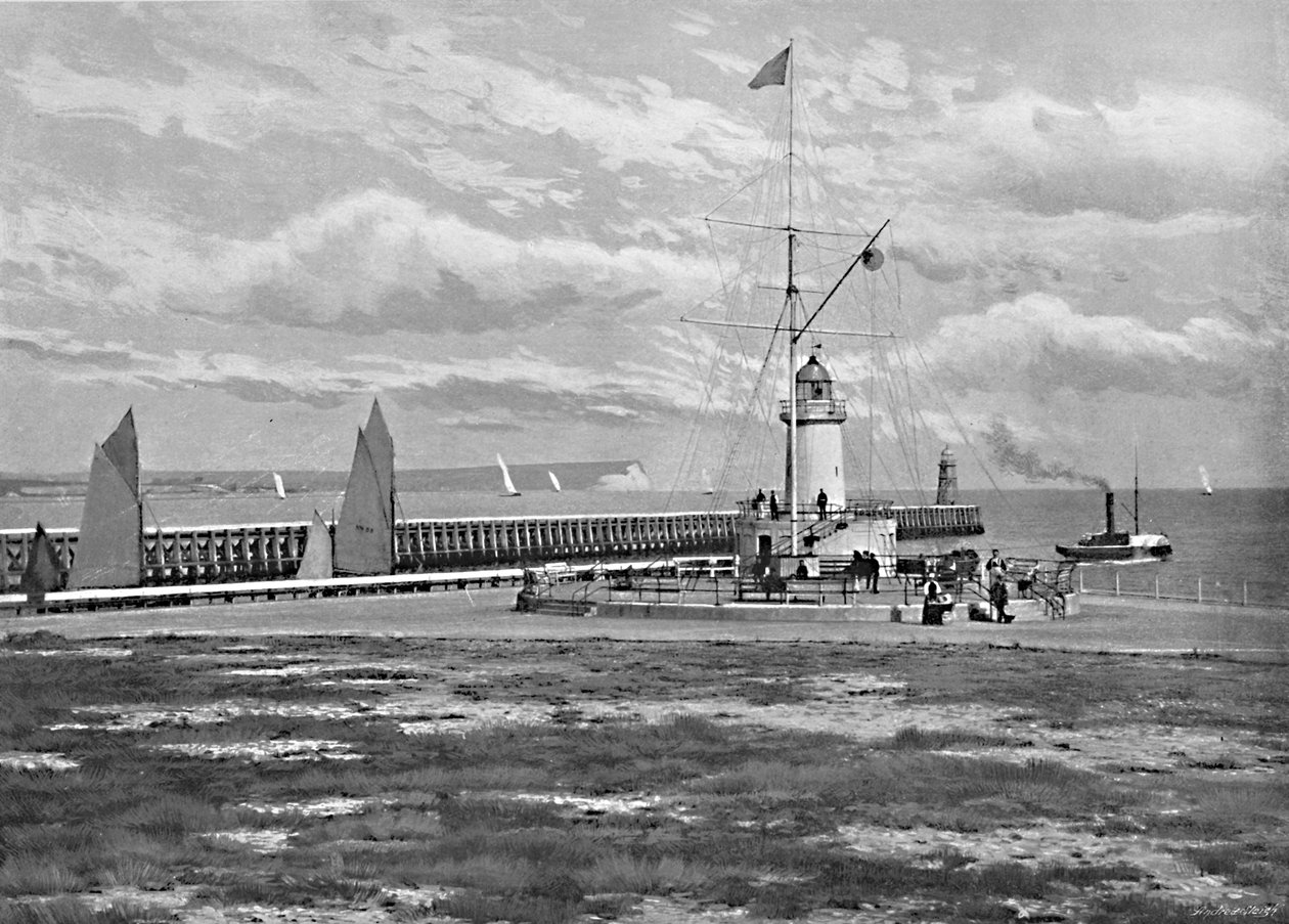 Signal Station, Newhaven, c1896 tekijältä Poulton and Co