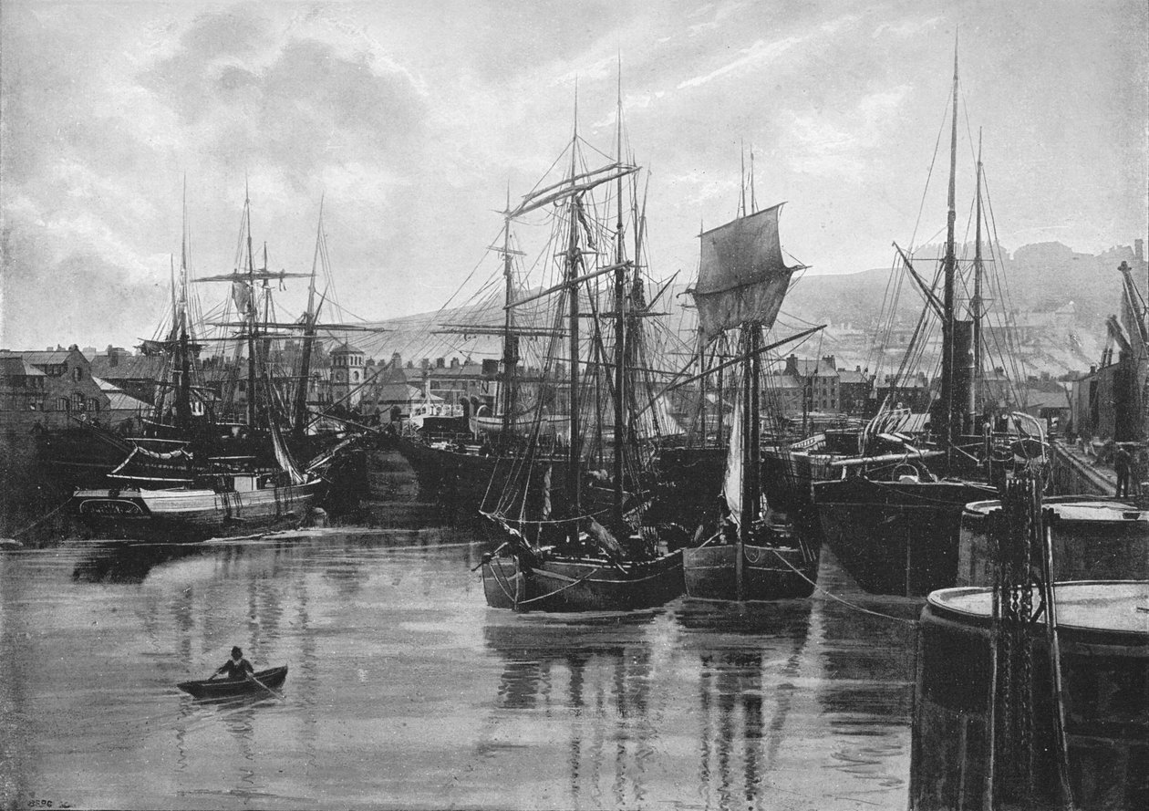 The Docks, Whitehaven, 1896 tekijältä Poulton and Co