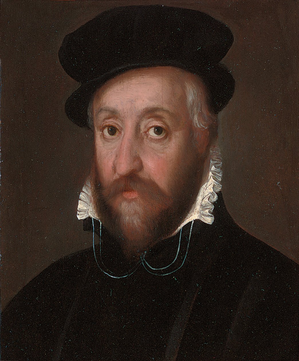 Muotokuva herrasmiehestä, joka tunnetaan perinteisesti nimellä Herzog von Alba, Praha, n. 1600 tekijältä Prague School