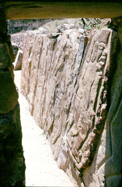 Kaiverrukset Danzanten (tanssivista) hahmoista, noin 600-200 eKr tekijältä Pre Columbian Pre Columbian