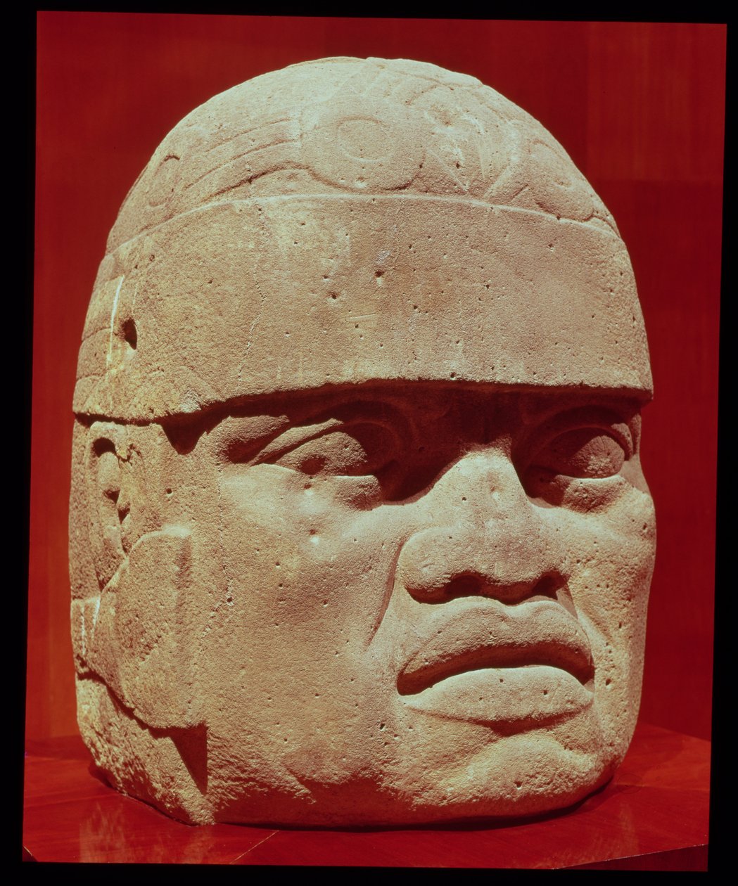 Kolossaalinen pää, Olmec tekijältä Pre Columbian