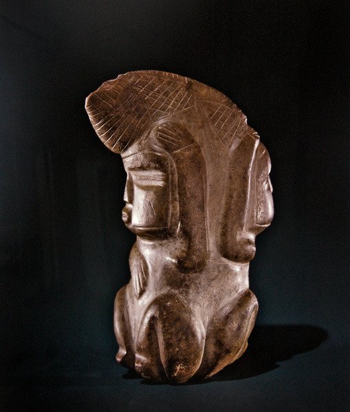 Kaksoishahmo, Mezcala Culture, Guerrero tekijältä Pre Columbian Pre Columbian