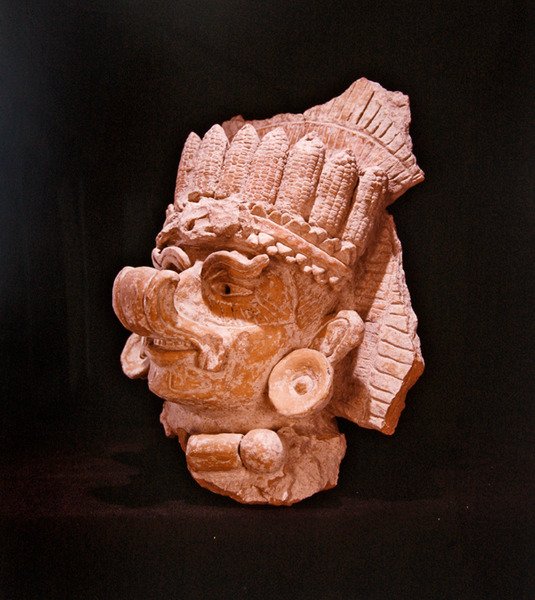 Suuren uurnan pääosa, Oaxaca (keraaminen) tekijältä Pre Columbian Pre Columbian