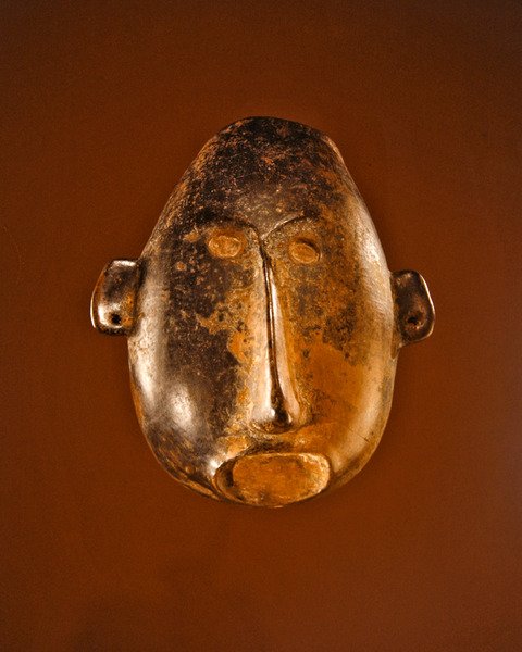 Naamio, Colima Culture (keraaminen) tekijältä Pre Columbian Pre Columbian