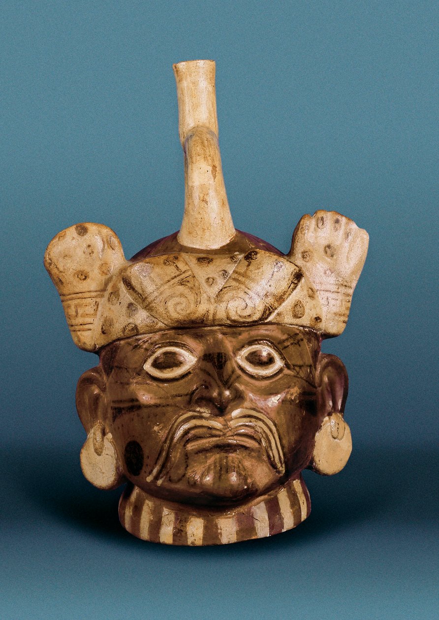 Esikolumbiaaninen sivilisaatio: keraaminen maljakko muotokuvalla, Perusta tekijältä Pre Columbian Pre Columbian