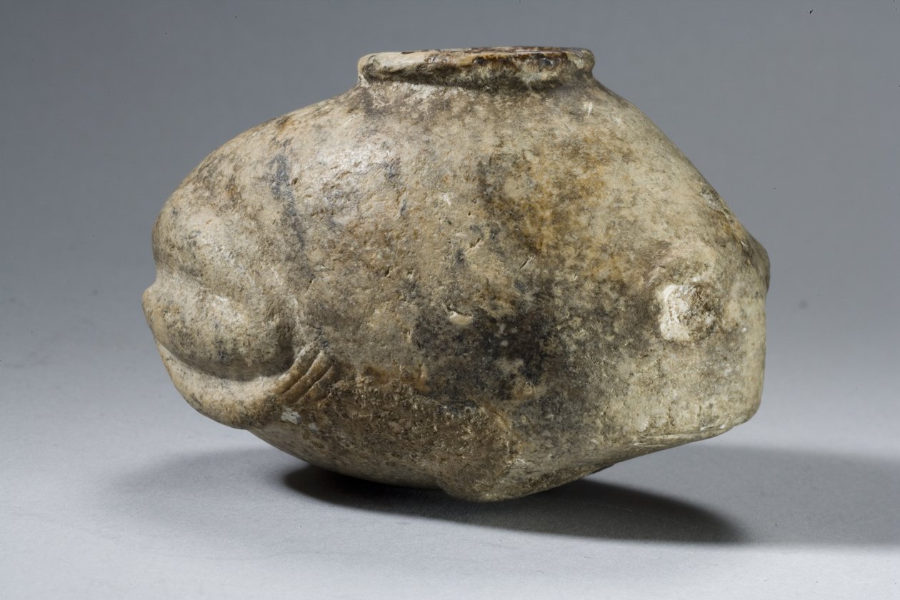 Sammakkoastia (kivi, jossa upotuksen jälkiä) tekijältä Predynastic Period Egyptian