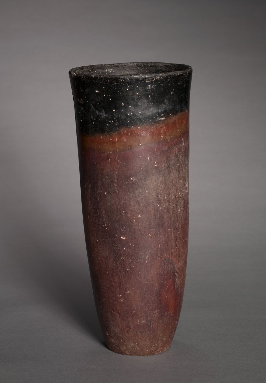 Mustapäällinen dekantterilasi, noin 4000-3500 eaa tekijältä Predynastic Period Egyptian