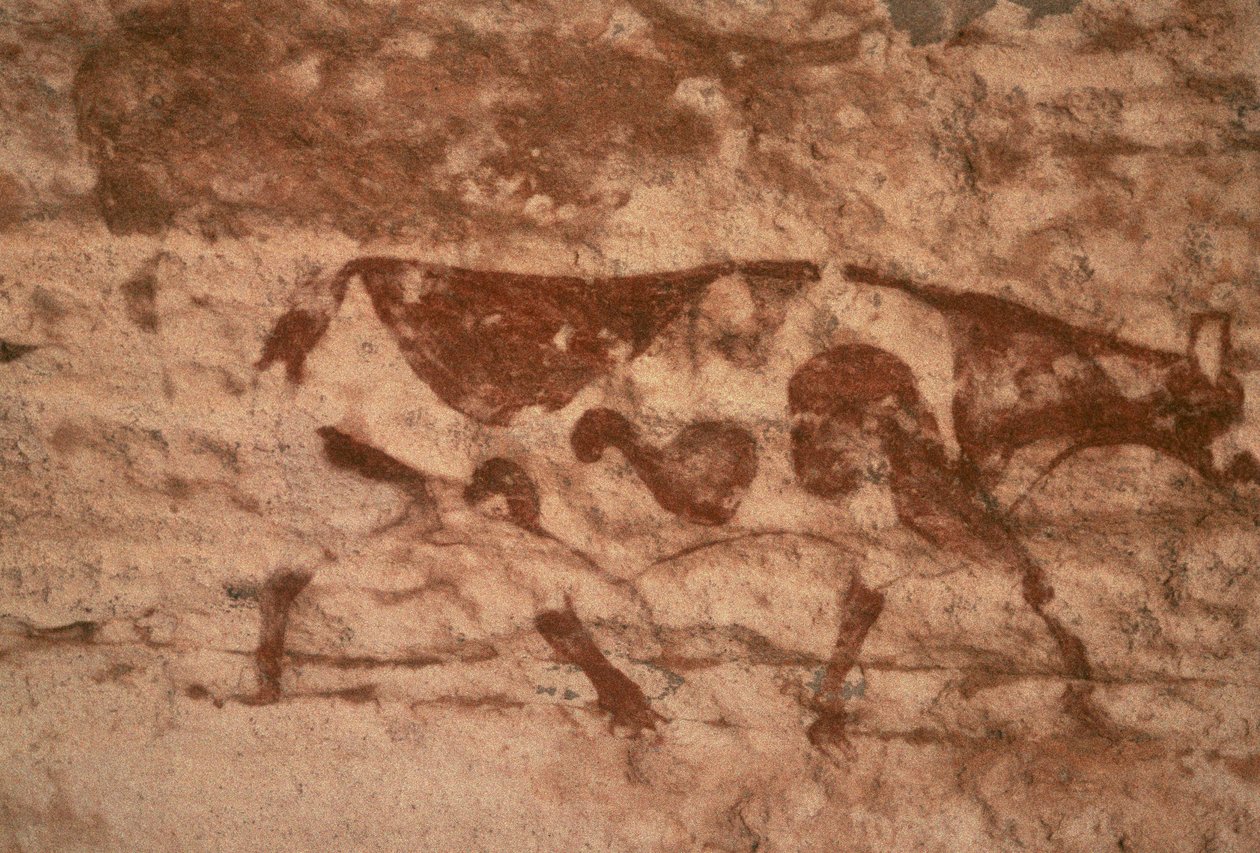 Lehmä (seinämaalaus) tekijältä Prehistoric