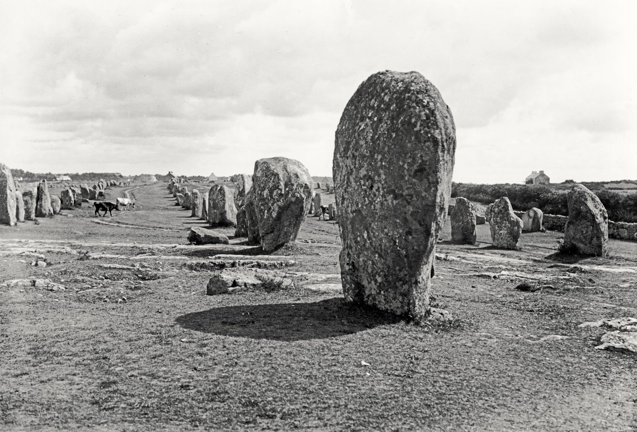Pysyvien kivien kohdistus, megaliitti, 4.-3. vuosituhat eKr tekijältä Prehistoric