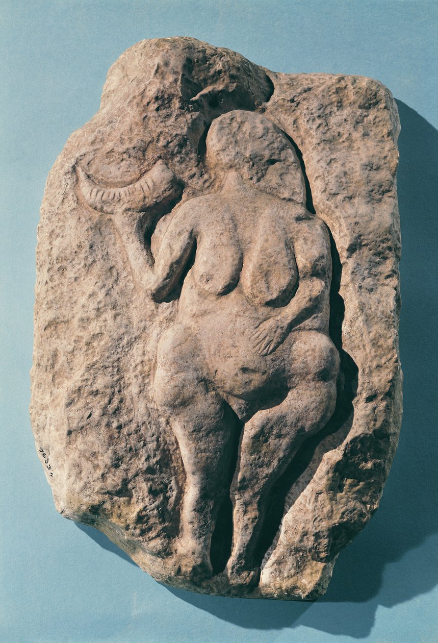 Venus sarvella, Lausselista Dordognesta tekijältä Prehistoric