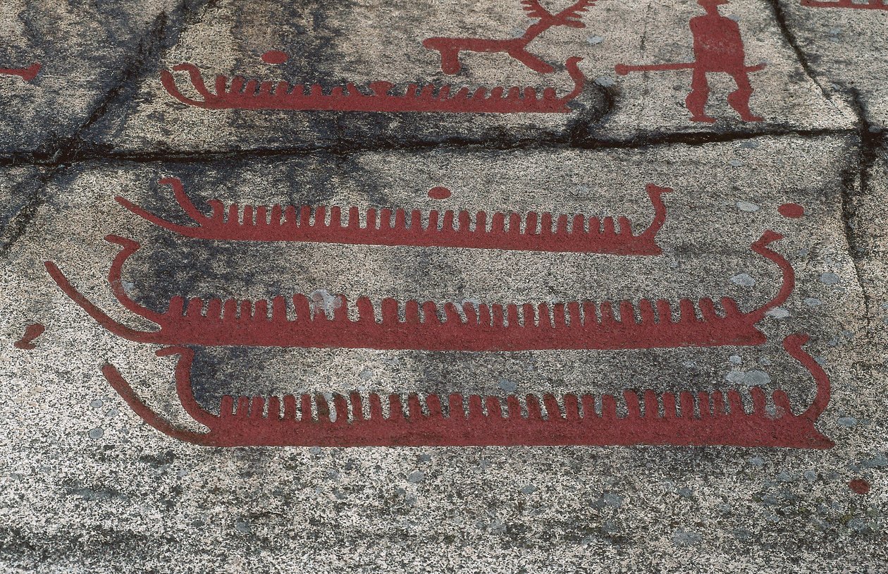 Veneet, Fossum rock, Petroglyph of Tanum, Ruotsi tekijältä Prehistoric Prehistoric