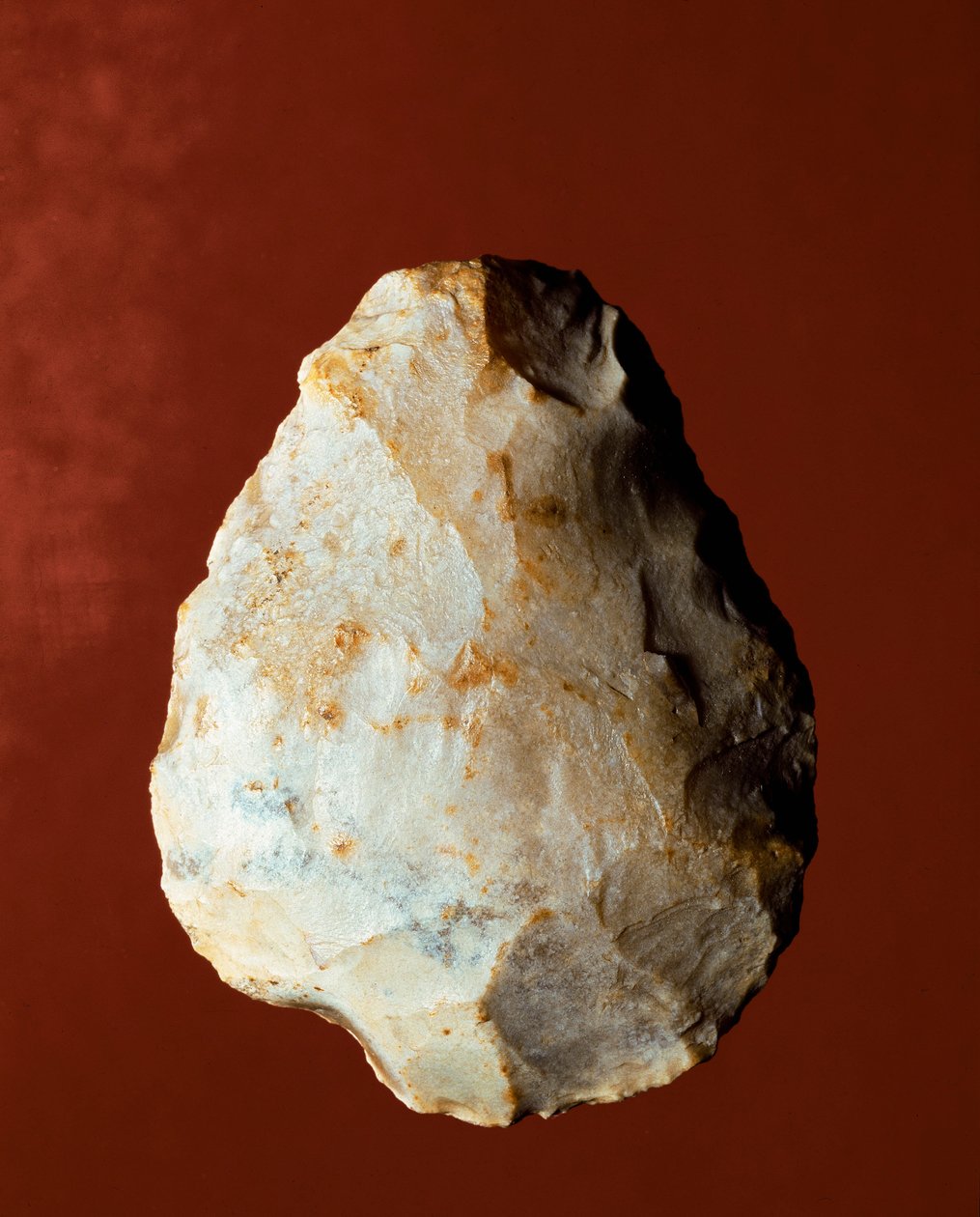 Esihistoria: Micoquian-tyyppinen litiittinen valmistus. Alempi paleoliitti. Verone, Museo Civico di Storia Naturale, Italia tekijältä Prehistoric Prehistoric