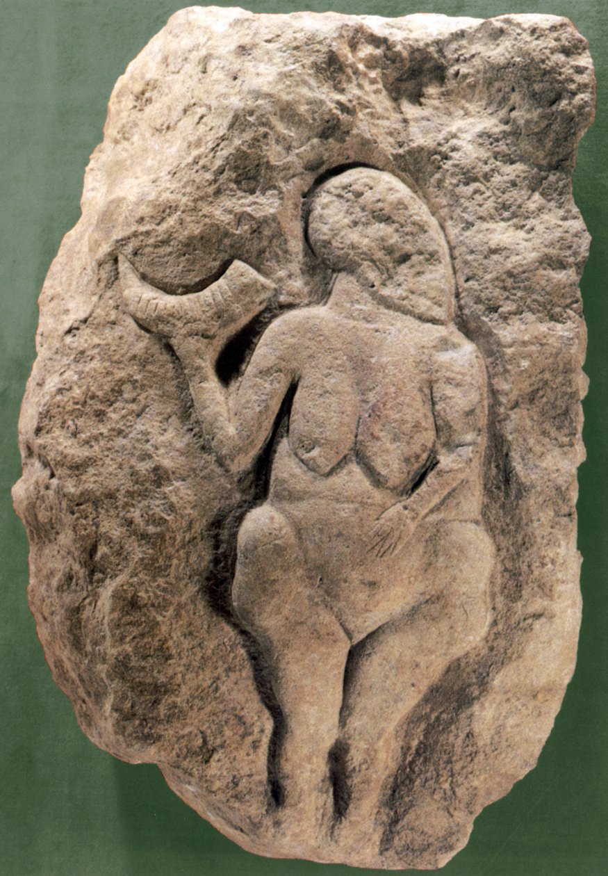 Venus de Laussel eli Venuksella on sarvi tekijältä Prehistoric Prehistoric