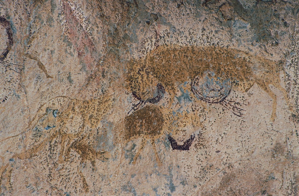 Villieläimet (luolamaalaus) tekijältä Prehistoric Prehistoric