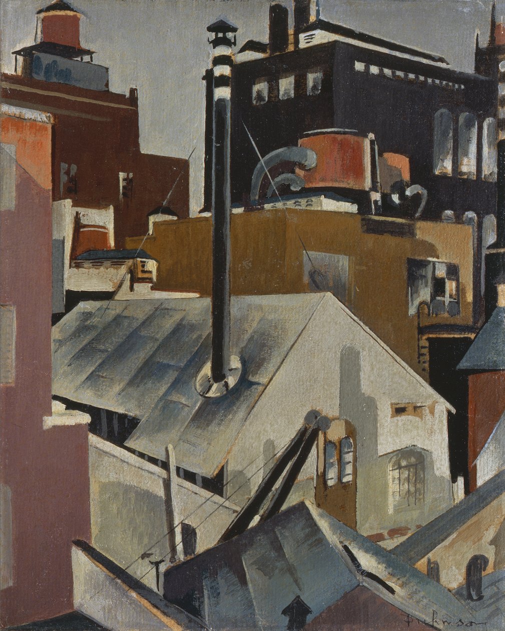 Tutkimus "teollisuudelle", 1920-luvun alku tekijältä William Preston Dickinson