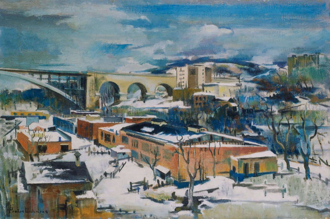 Talvi, Harlem -joki tekijältä William Preston Dickinson