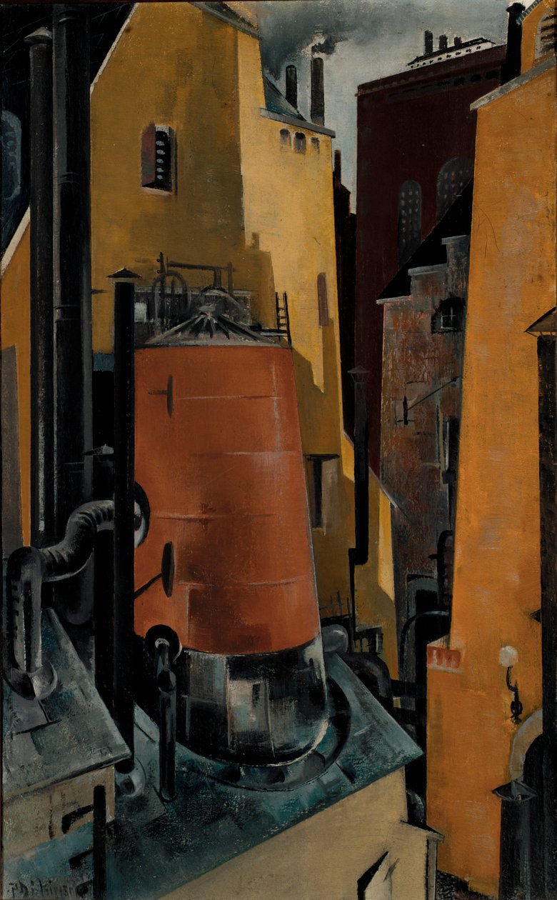 Teollisuus, n. 1923. tekijältä Preston Dickinson