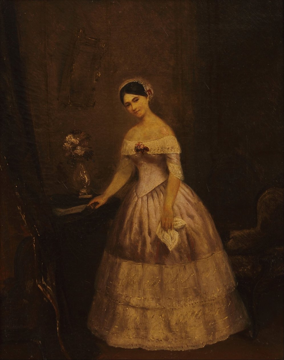 Retrato de Manuelita Rosas estudio tekijältä Prilidiano Pueyrredon