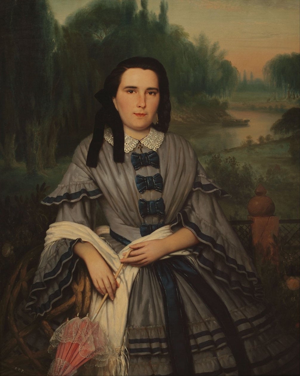 Retrato de la Senora Elvira Lavalleja de Calzadilla tekijältä Prilidiano Pueyrredon