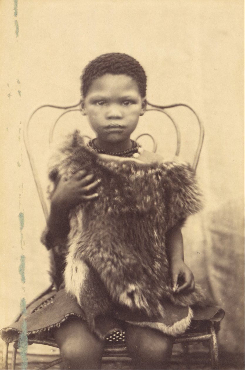 Betty, Hottentot -tyttö, 9 -vuotias. tekijältä Napoleon Bonaparte