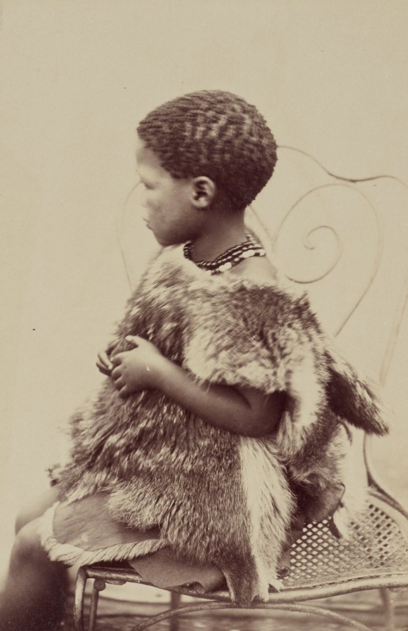 Betty, fillette hotentotte (hottentottityttö), 9 vuotta. tekijältä Prince Roland Napoleon Bonaparte
