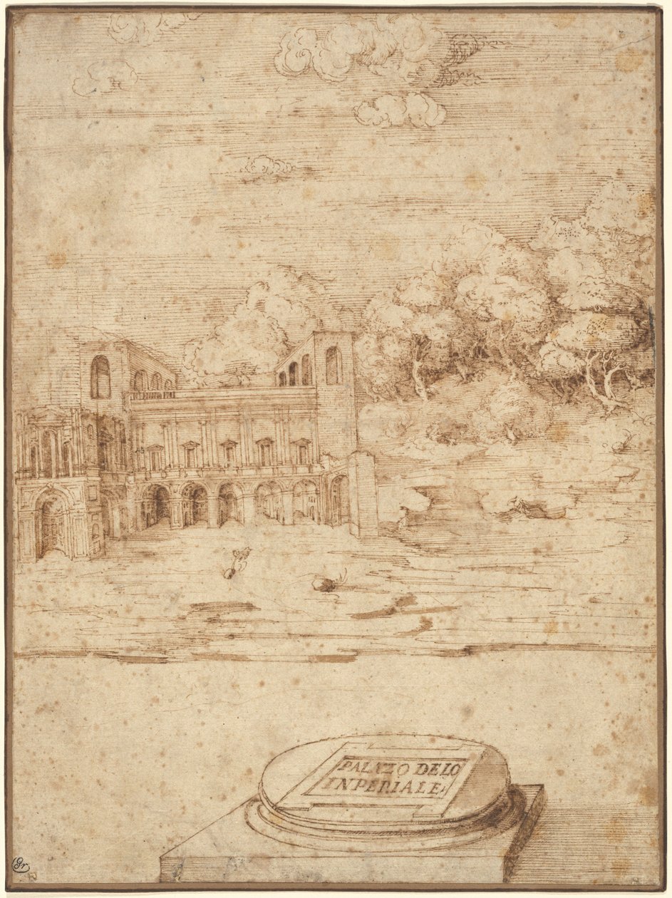 Keisarillinen huvila tekijältä Probably Titian Venetian 16th Century