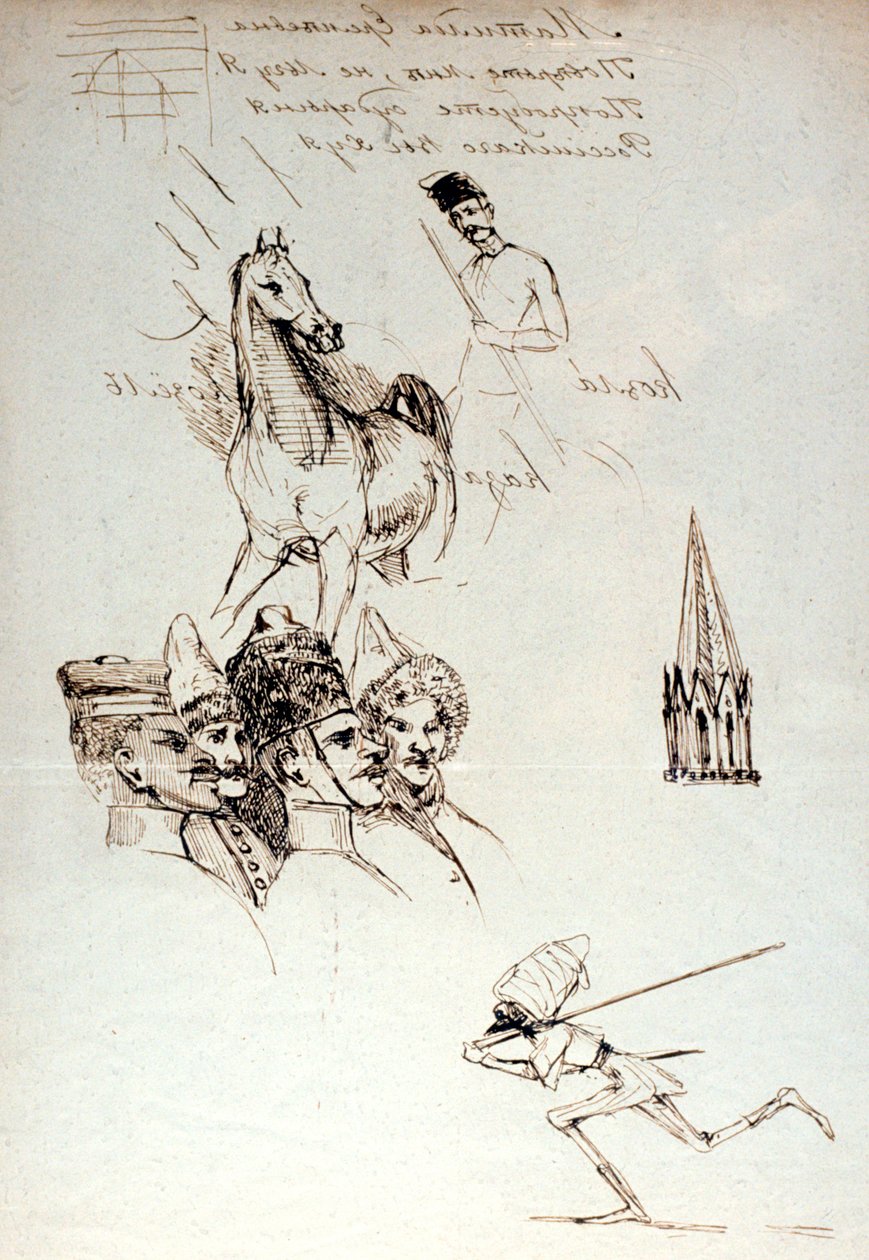 Tutkimus venäläisistä, c1823-1870 tekijältä Prosper Merimee
