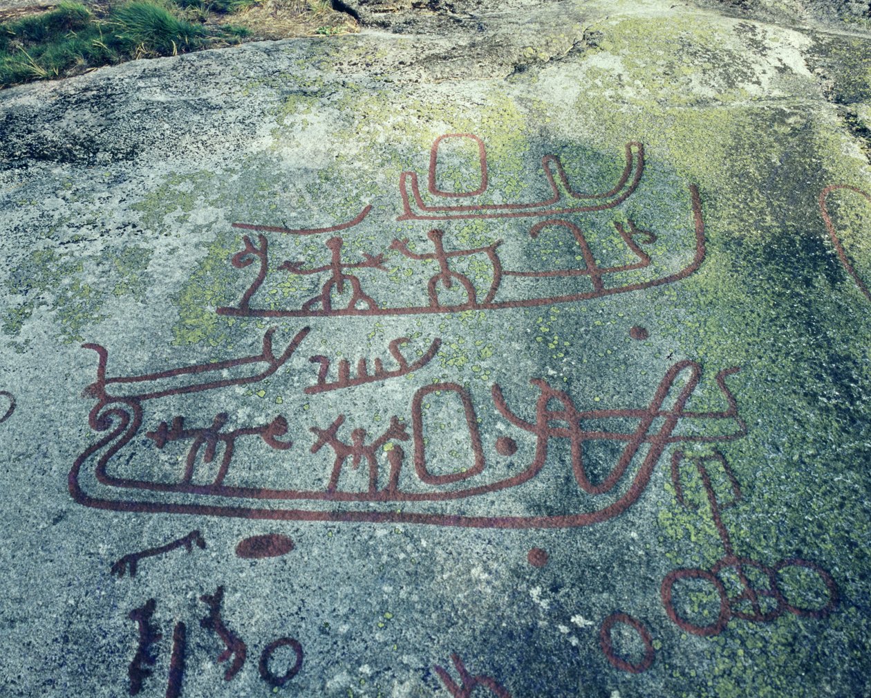 Veneet (kalliomaalaus) tekijältä Protohistoric