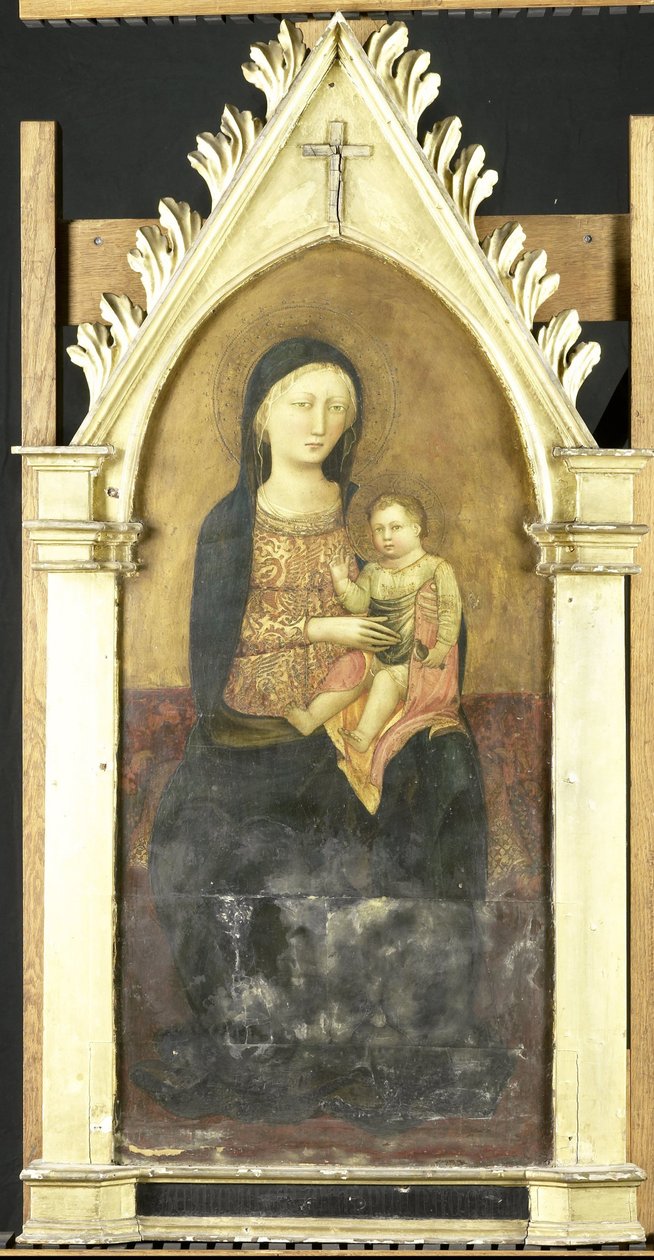 Neitsyt ja lapsi tekijältä Pseudo Ambrodigio di Baldese (attributed to)