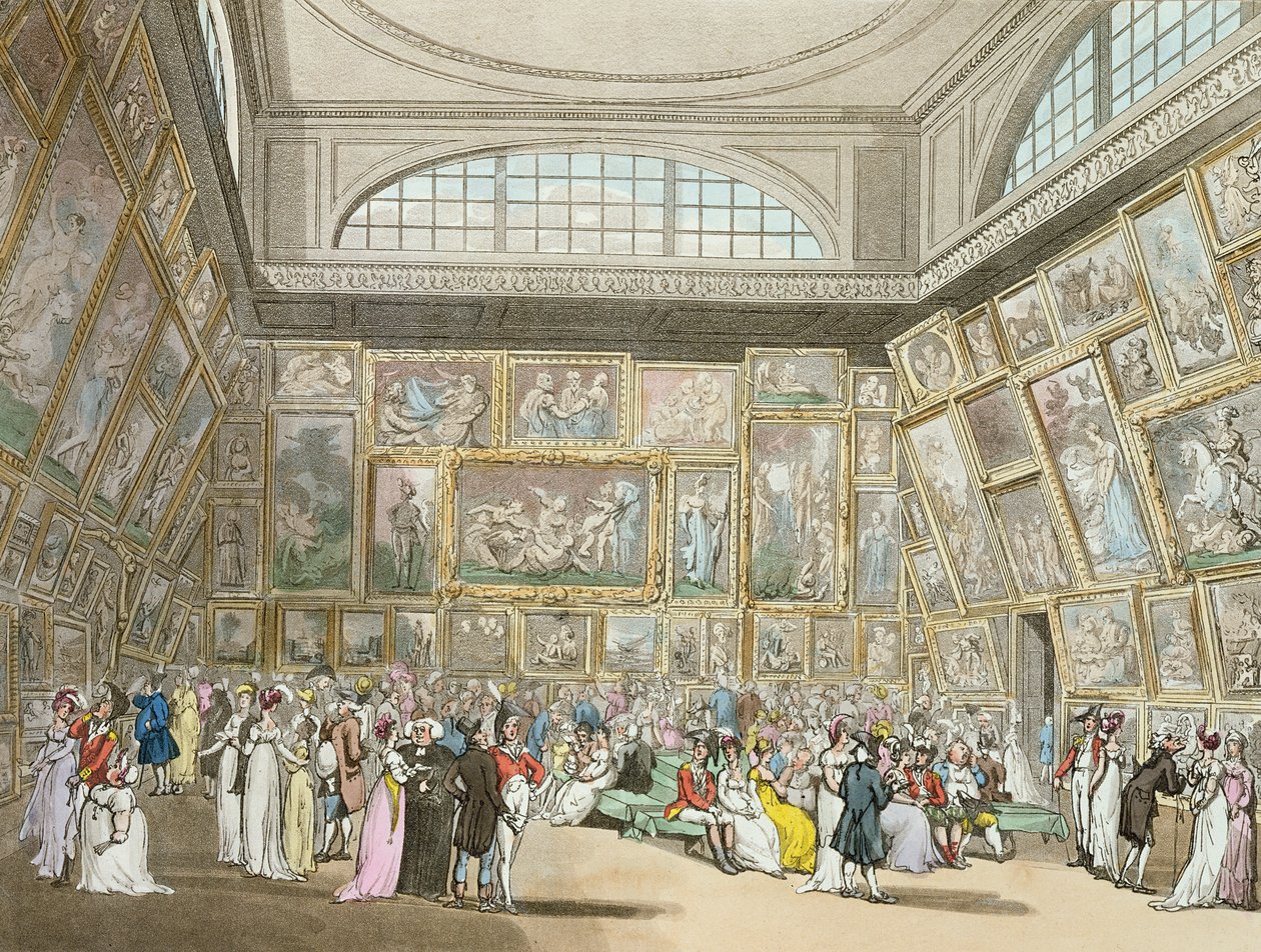 Näyttelyhuone, Somerset House, "Ackermann