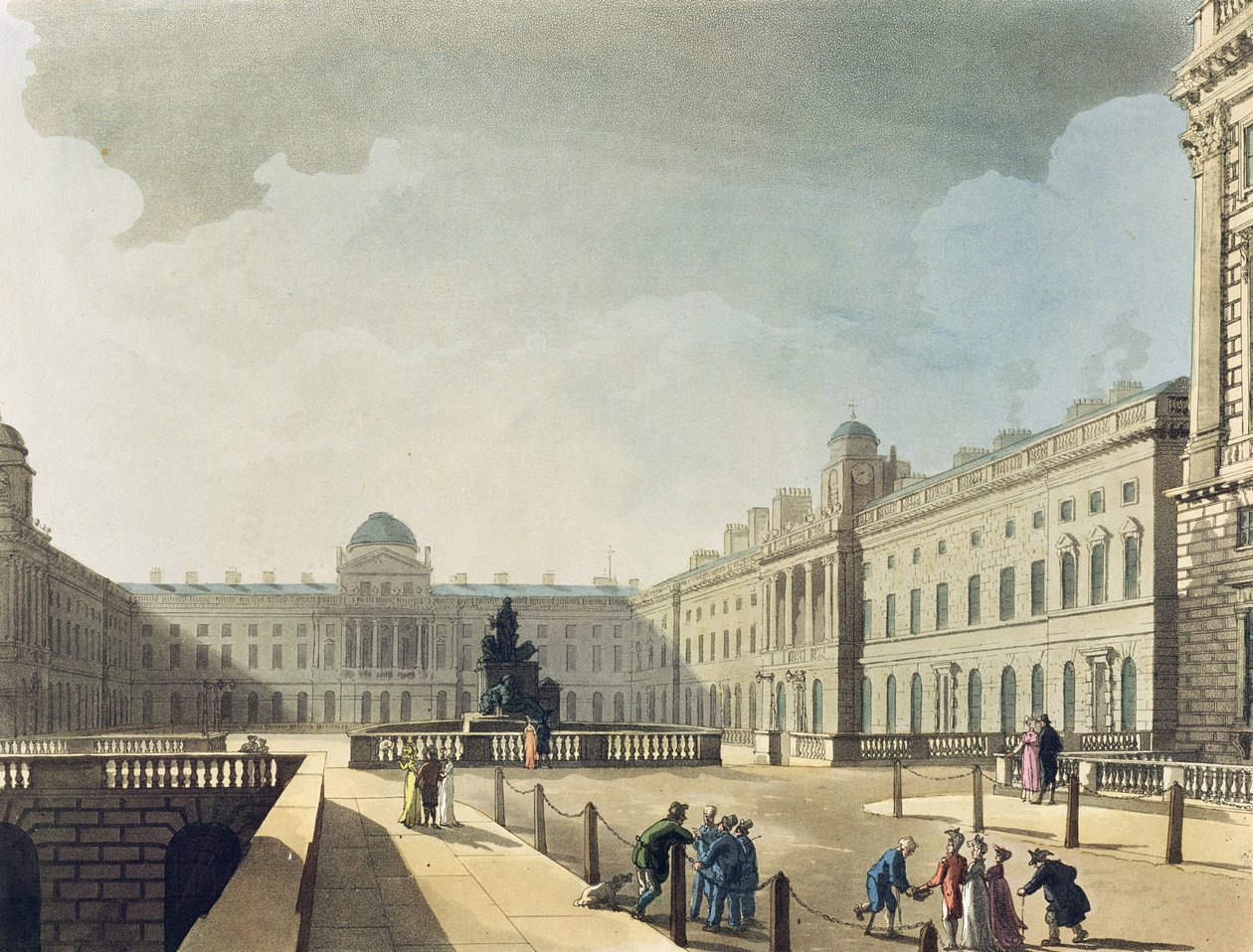 Somerset House, Strand, teoksesta "Ackermann