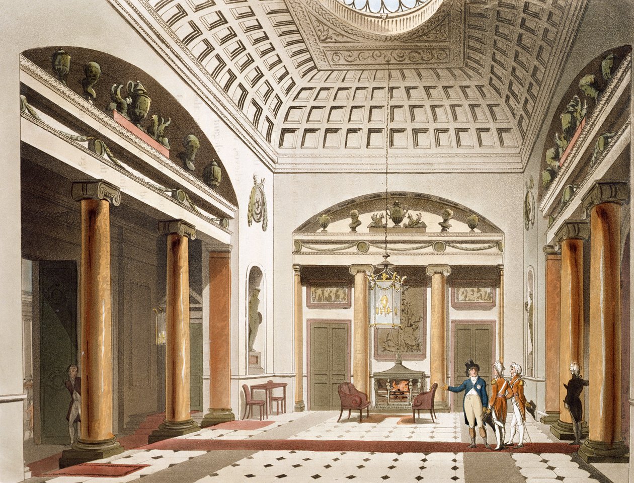 Carlton Housen sali, Ackermannin "Lontoon mikrokosmos". tekijältä Pugin and Rowlandson