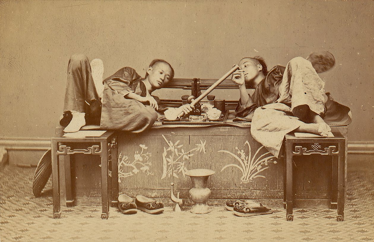 [Oopium Smokers], 1870-luku. tekijältä Pun Lun